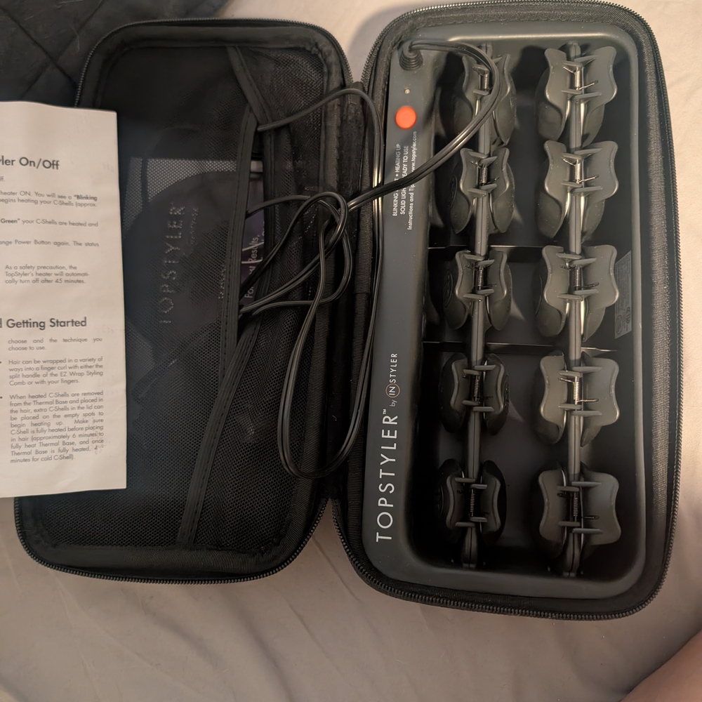 Hair Styling Tool with Black Clips